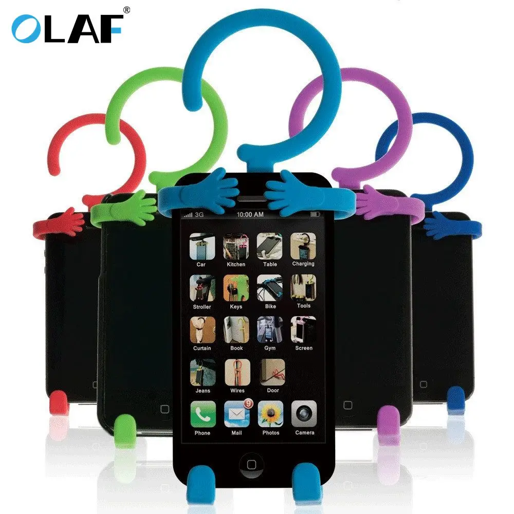 Unique Flexible Cell Phone Holder Made of High Quality Silicon for