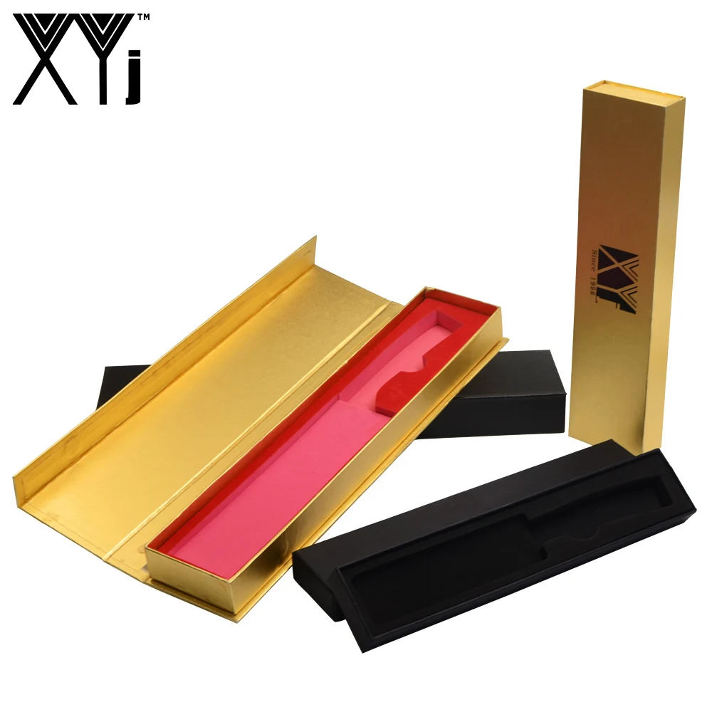 

XYj Gift Box Hard Paper 6'' 8'' Golden Black Knife Box Stainless Steel Kitchen Knife Best Gift Magnetic Clamshell Cooking Tools