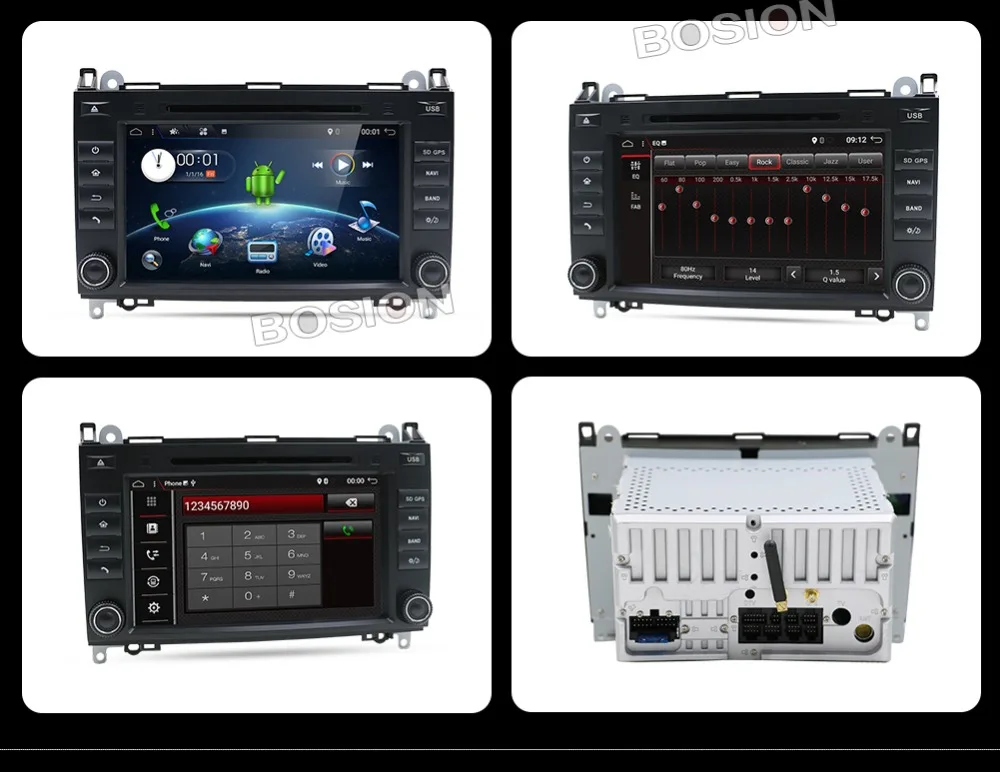Perfect Android 9.0 Car DVD Player for Mercedes Benz B200 A B Class W169 W245 Viano Vito W639 Sprinter W906 Radio Multimedia GPS Navii 1