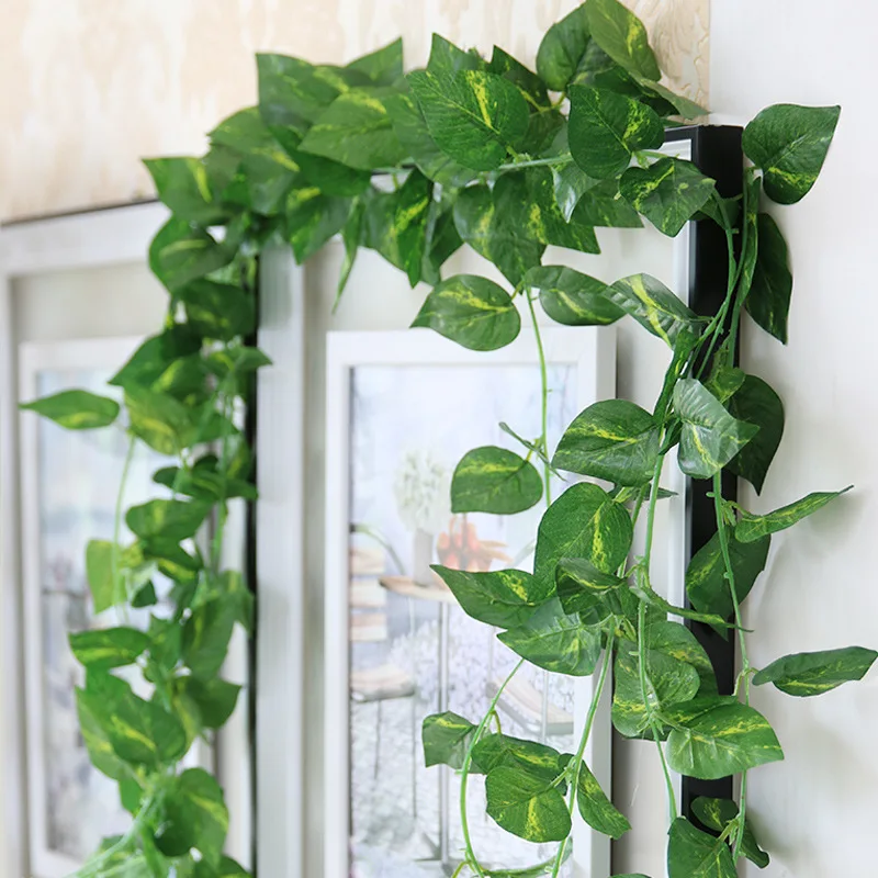 250cm Long Green Artificial Plants Leaves Fake Silk Ivy