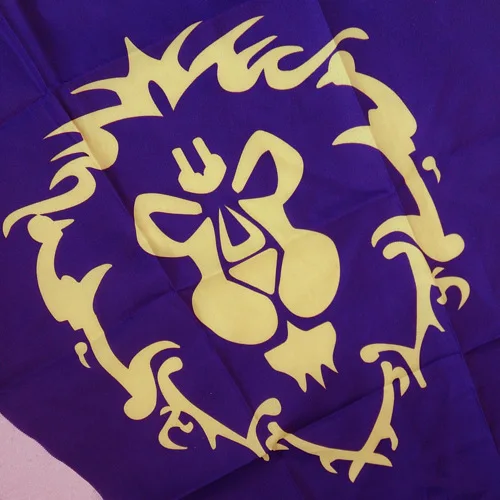 Аниме фильм WOW Орда флаг украшение для дома с изображением флага косплей аксессуар 30 см* 48 см