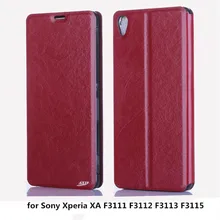 

6Color for Sony Xperia XA Case Cover original Flip Leather case for Sony Xperia XA F3111 F3112 F3113 F3115 phone case back cover