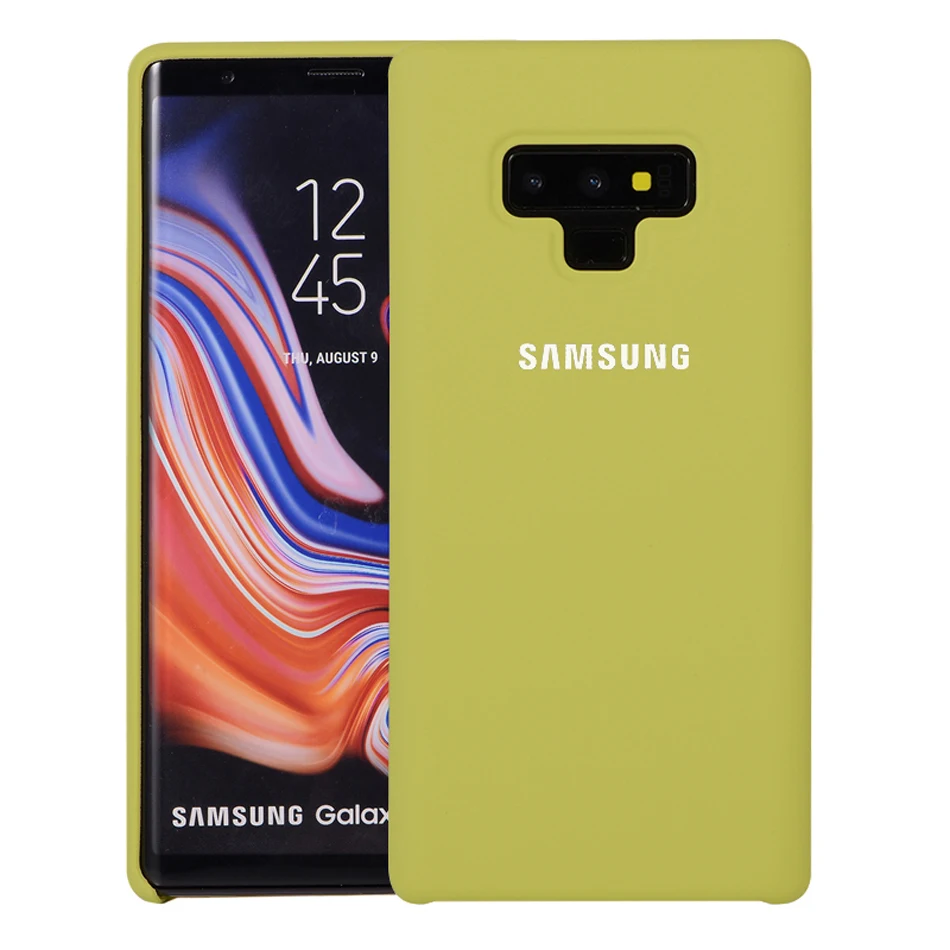 8Note9 Case Cover Samsung Silicone 100% Original Back Business Luxury Sport Cut Camera Protective Surface Waterproof N9600