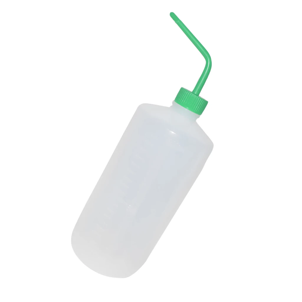 1000ml Garden Watering Can Plastic Water Soap Wash Bottle Curved Head Green Watering & Irrigation
