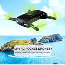 DHD D5 селфи FPV-системы Drone с HD Камера Складная RC карман дроны телефон Управление вертолет мини Дрон VS jjrc H37 523 Quadcopter