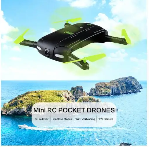 

JJRC DHD D5 RC Drone Selfie FPV Drones With HD Camera Foldable RC Pocket Drones Phone Control Helicopter Mini Dron Quadcopter