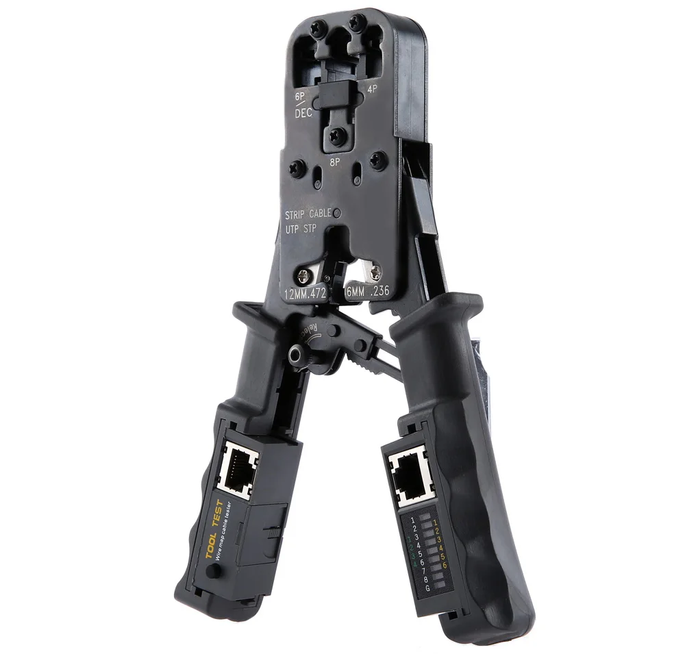 LM - 022 2 in 1 Multifunctional Network Tool Test Crimping Pliers Smart Tester