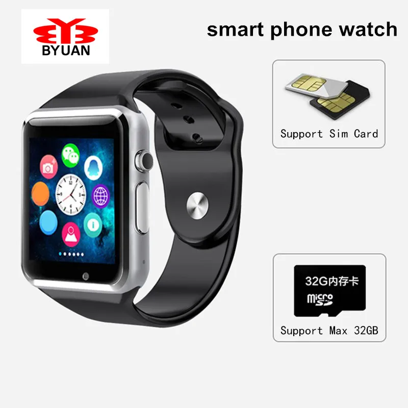 A1 WristWatch Bluetooth font b Smart b font font b Watch b font Sport Pedometer SIMTF