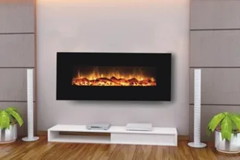 

Free shipping Wall Mounted Flame Effect Electric Fireplace with Remote Control