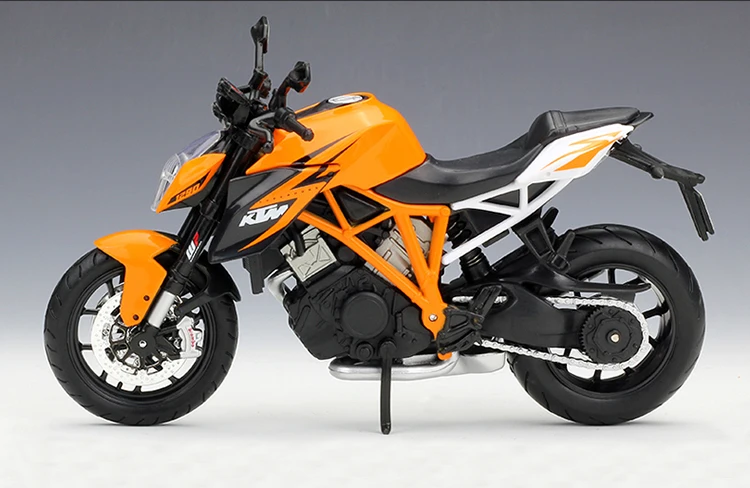 Высокая имитация 1:12 KTM 1290 Super Duke R модель мотоцикла из сплава металлические игрушки для детей подарки на день рождения