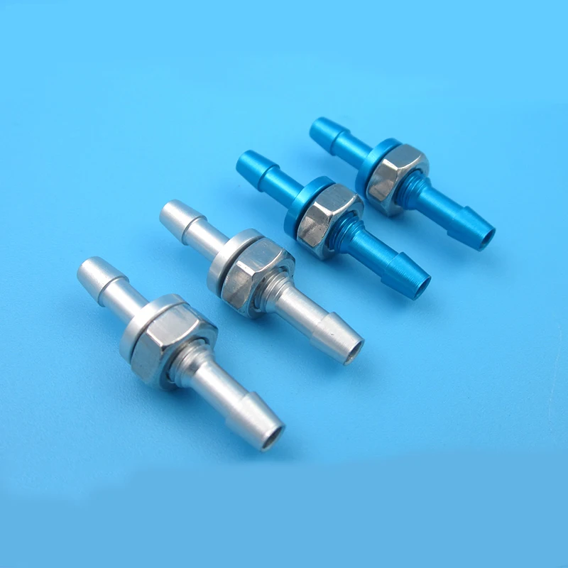 4PC M6 Water Nozzle Aluminum Drain Outlet Nozzle Water Cooling Nipple Faucet for font b RC