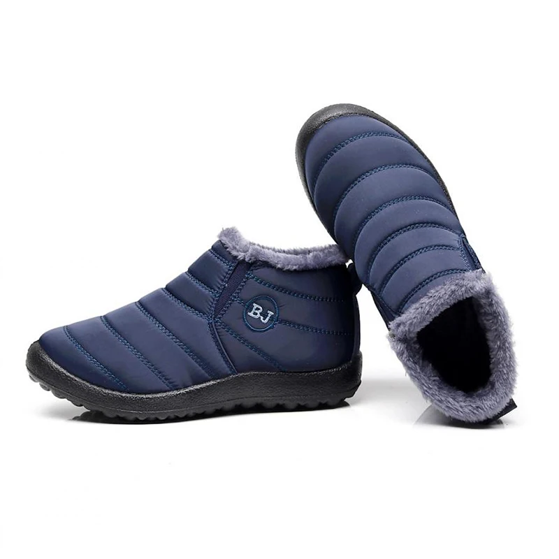 Г., новые ботинки женские зимние ботинки женская обувь теплые плюшевые Нескользящие теплые водонепроницаемые ботинки унисекс