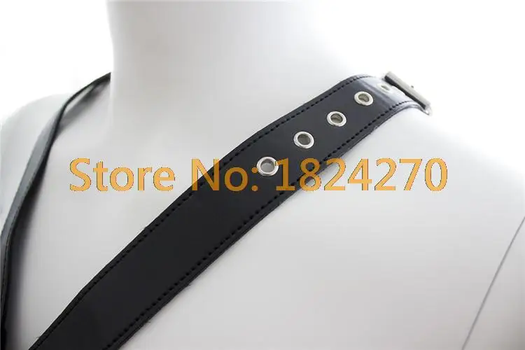 Faux Leather Hot Sexy Lingerie for Men Sex Fetish Bondage Body Harness Male Primitive Lingerie with Dress Erotic Costumes