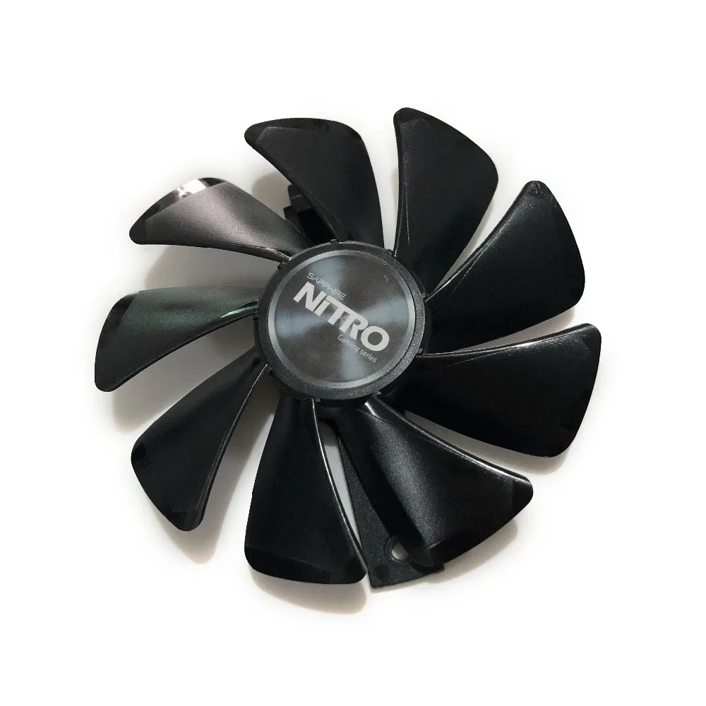 GPU RX 580 RX 570 Cooler Sapphire NITRO Gear LED Fan For RX580 RX570 Card Cooling