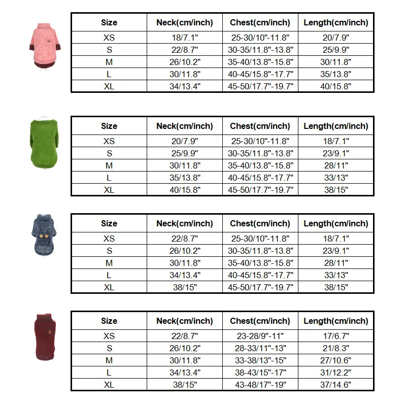 Вязаный свитер для собаки, кошки, котенка, щенка, Классический свитер с высоким воротом, вязаная одежда для питомца, осенняя и весенняя верхняя одежда, жакет