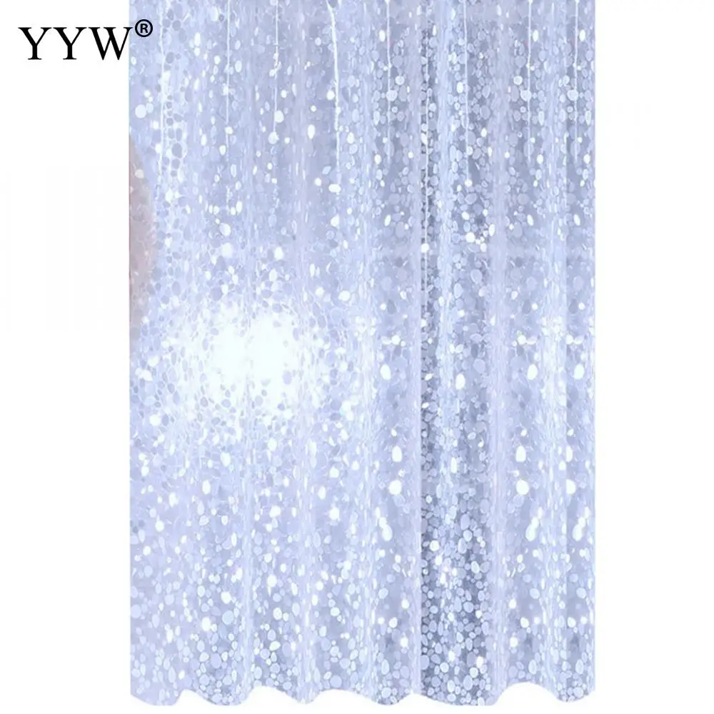 

1 Pc Modern Shower Curtain White Bath Screens Bathroom Curtain Waterproof Shower Curtains For Bathroom Douchegor Home Bath Decor