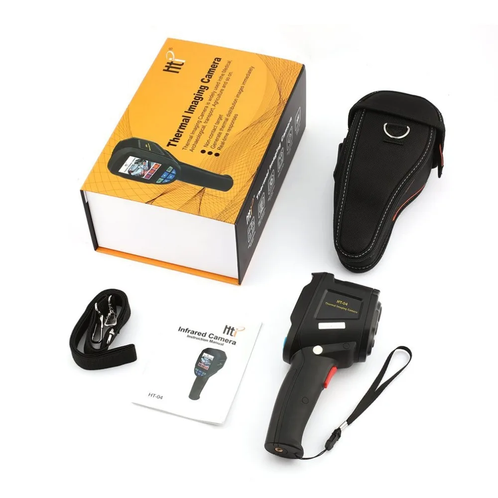 

Portable HT-04 Thermal Imaging Camera High Sensitive Sensor HD Color Screen Real-time Responses Precise Laser Point