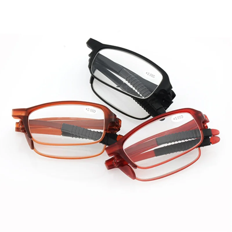 Мода HD асферических смолы очки для чтения в сложенном виде дальнозоркостью складной чтения очки мужские и женские очки 1.5 2.0 2.5 3.0 3.5
