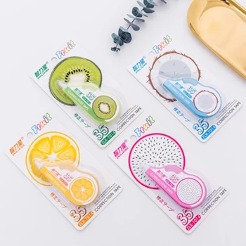 

DL South Korea creative stationery small fresh fruit with modified office supplies students with correction with error correctio