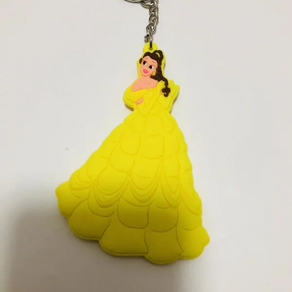 Красивая принцесса мода аниме-брелок для ключей пвх фигурный брелок милые игрушки брелок держатель для ключей подарок на день рождения унисекс - Цвет: 003