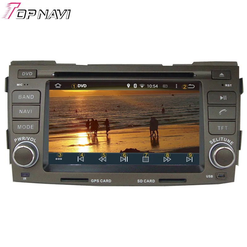 Topnavi 6 2 ''Octa Core 4 ГБ Android 0 Автомобильный видеоплеер Авто аудио DVD ПК для HYUNDAI SONATA