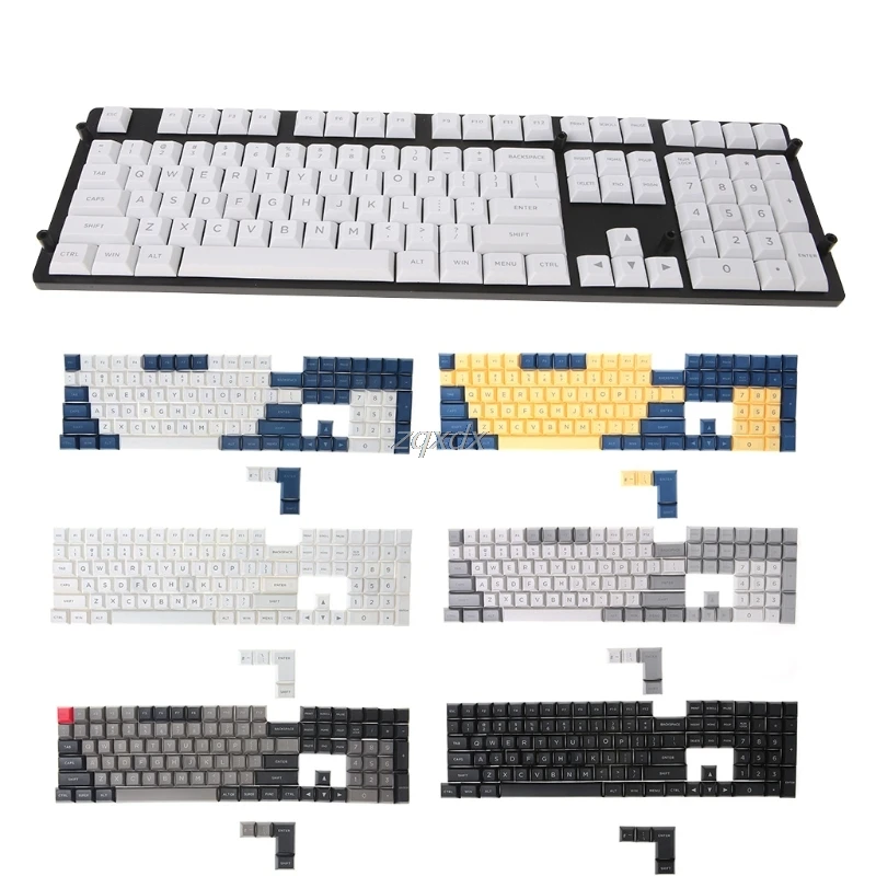 Top Printed DSA Thick PBT Keycap for Mechanical Keyboard 108 Keys Iso Full Set Z09 Drop ship