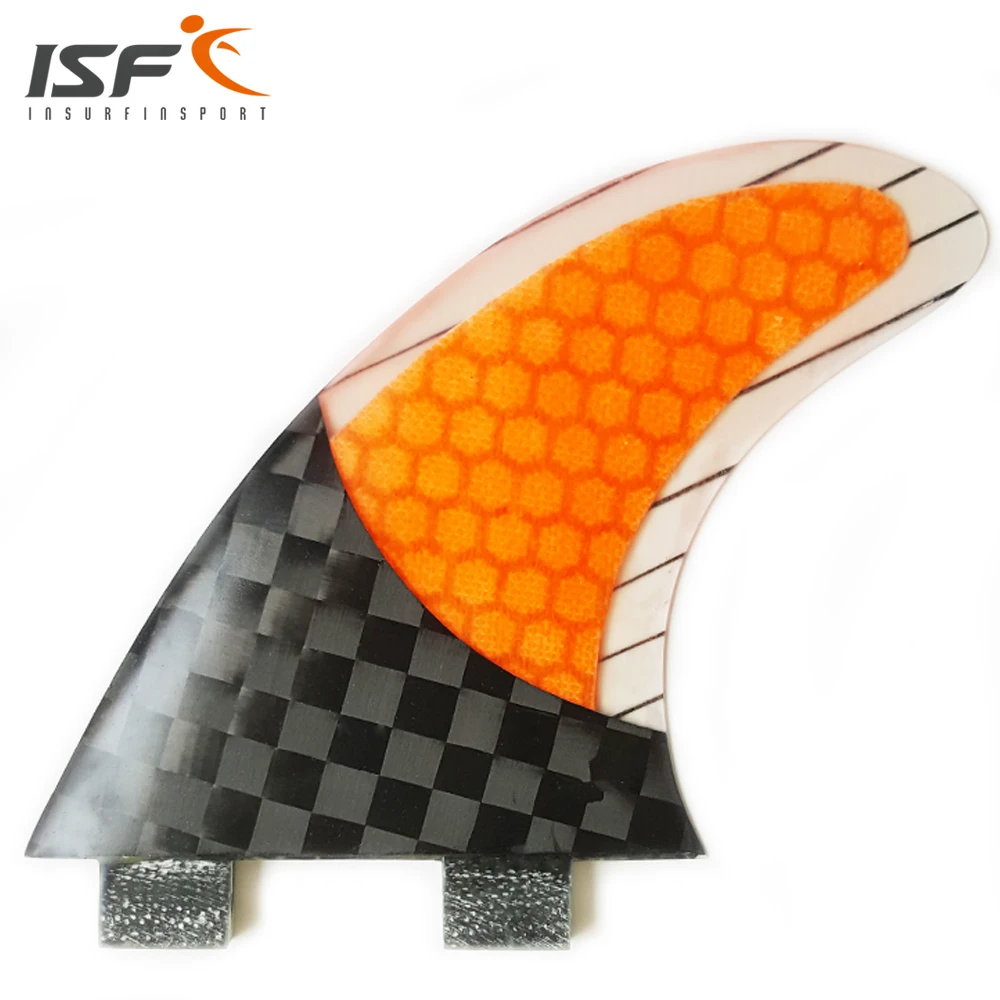 ISF карбоновое волокно quilhas de surf honeycomb серфборд FCS fins thruster pranchas sup плавники (доска для