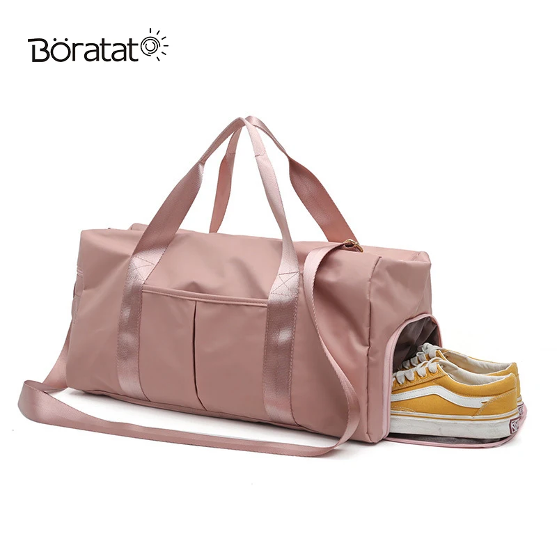Спортивная сумка для женщин, дорожная сумка, открытый рюкзак, отдельный отсек для обуви, водонепроницаемые спортивные сумки для фитнеса, тренировок, йоги