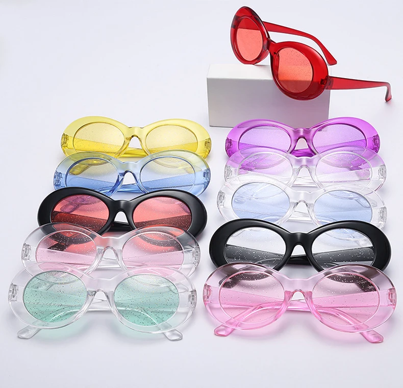 Модные, крутые, уникальные, ослепительные линзы, Овальные, стильные солнцезащитные очки для женщин и мужчин, вечерние, брендовые, Sesign, солнцезащитные очки Oculos De Sol