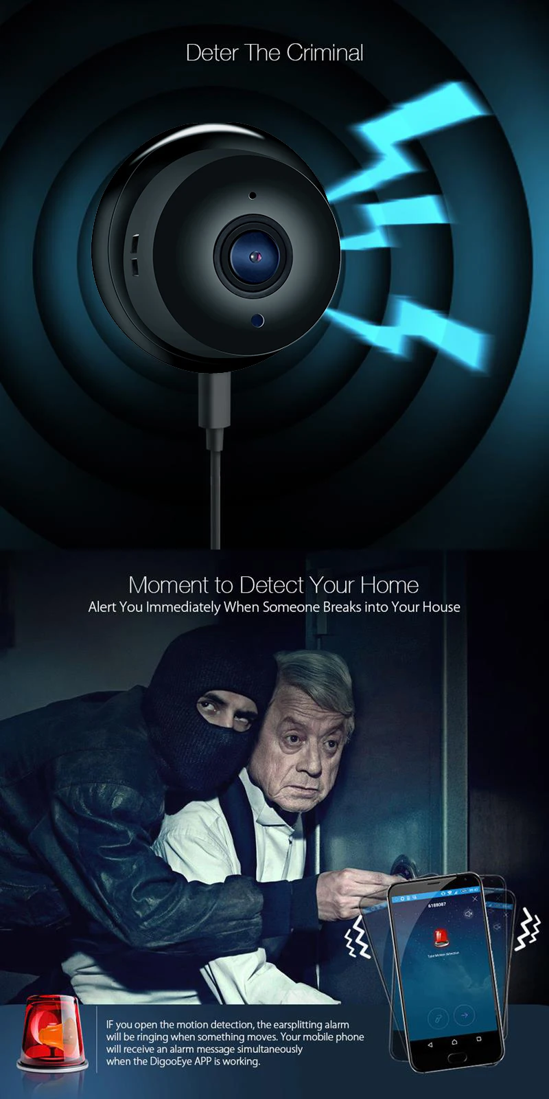 Wistino 960P Wireless IP Camera VR Mini WIFI Camera IR Night Vision Smart Home Security Camera Onvif Monitor Baby Monitor 2 (3)