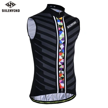 

Siilenyond Summer Sleeveless Cycling Vest Racing Bicycle Clothing MTB Bike Clothes Hombre Maillot Roupa Ciclismo Cycling Jersey
