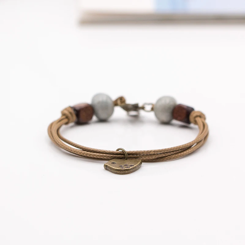 

Women's Ceramic hand made DIY Bracelets Artware Retro bracelet for woman girl gift Fashion Jewelery wholesale #1102
