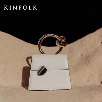 

Bag female Crossbody 2020 new fashion niche design ring personality shoulder bag female Yang Jin