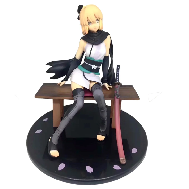 Судьба/большой заказ фехтовальщик Сакура Сабер Okita Souji Sakura Saber Rest Ver. ПВХ фигурку Коллекционная модель игрушки