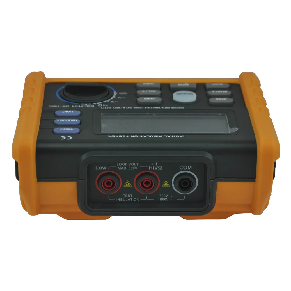 MS5205 аналоговый и цифровой 2500 V MS5205 Сопротивление изоляции тестер megger измеритель 0,01~ 100G Ом с мультиметр