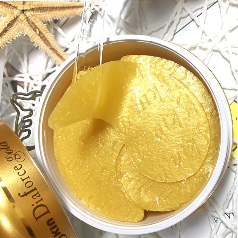 Гидролизованный коллагеновый гелевый пластырь Miskin Diaforce Gold для кожи под глазами 60
