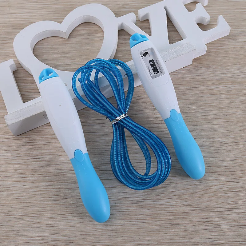New Jump Rope Professional Electronic Counting Skipping Aerobics Fitness Equipment Game with Skipping Rope F