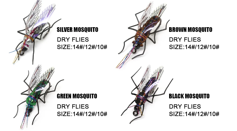 Форель Рыболовные крючки мухи реалистичные москитные домашние засушенные мухи ручной галстук наборы наживок 12 шт. fly Рыбалка коллекция