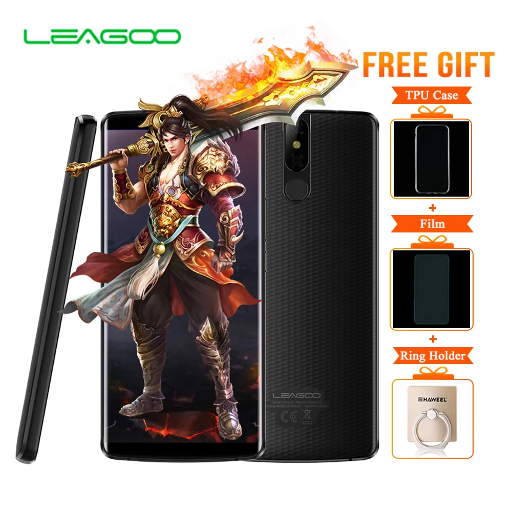 LEAGOO power 5 18:9 9 ''FHD экран ОЗУ 6 Гб ПЗУ 64 13MP разблокировка лица Android 8 1 MT6763V/V
