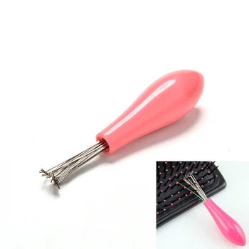 

1Pcs Hot Durable Mini Comb Hair Brush Cleaner Embeded Tool Salon Home Essential Color Randomly