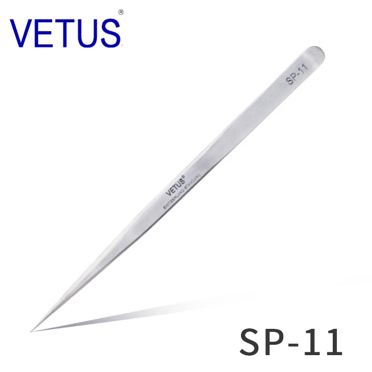 ESD Anti Static Tweezers VETUS SP-11 SP-15 1Piece For Electronic Cell Phone Repair