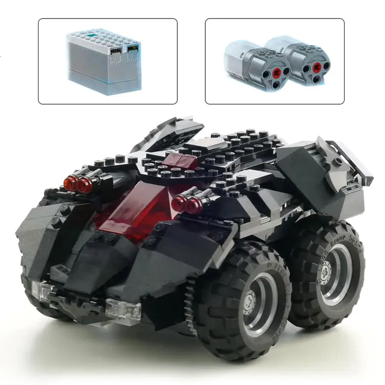 

07111 DC Super Hero Series Batman App-Controlled Batmobile with Motor Building Blocks Toys Compatible With Legoings batman