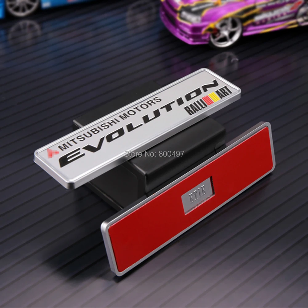 10 шт. 3D Эмблема багажника автомобиля Mitsubishi Motors|evolution kit|badge cardbadge bunnies |