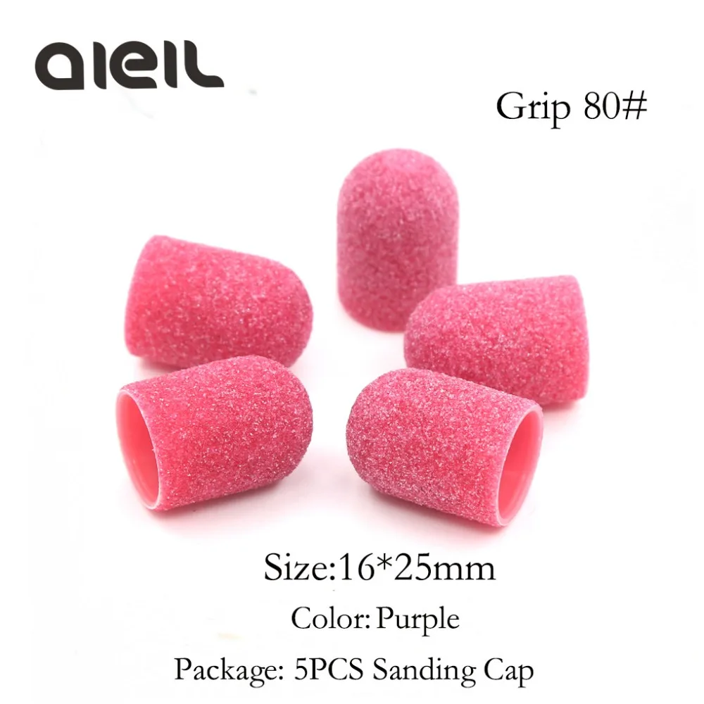 

5PCS 16*25 80# 150# 240# Nail Sanding Bands Caps Cutter For Manicure Machine Sanding Band for Pedicure Cutters For Pedicure Tool