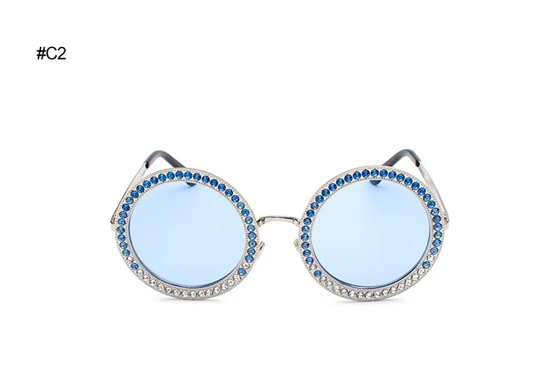 New Fashion Diamond Round Sunglasses (17)