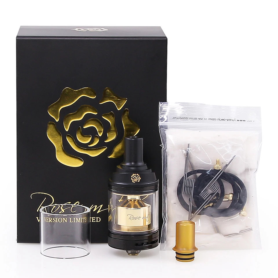 Fumytech Rose mtl RTA Gold Edition (1)