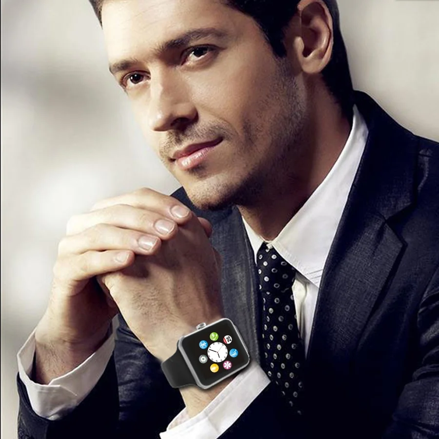 Fashion Bluetooth Smart Watch support SIM Card and T Flash wirst watch for Samsung Android and