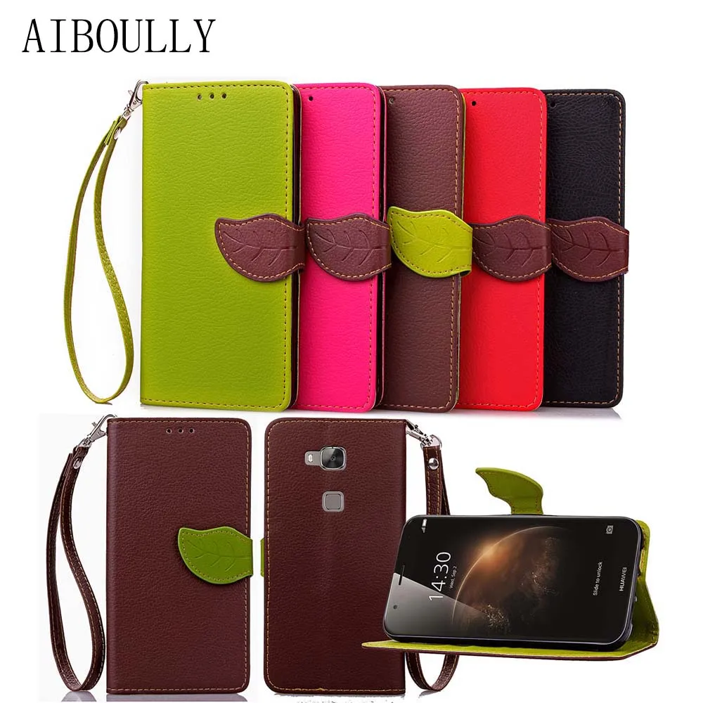 

Cover Phone Cases For Asus Zenfone Selfie ZD551KL 2015 32GB 5.5" Leaf Design Flip PU Leather TPU Shell Leather Cases Card Holder