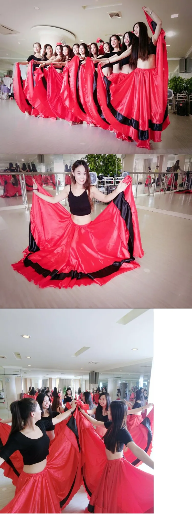 Стиль скидка испанская коррида живота платье с широкой юбкой для танцев длинные юбки фламенко красный и черный фламенко платья для женщин