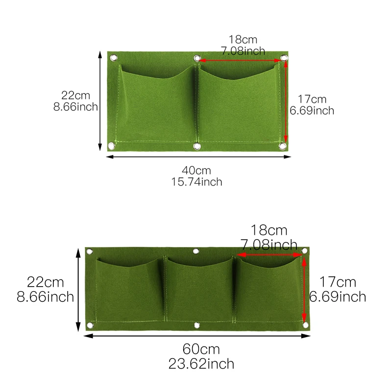 Маленькая настенная подвесная посадочная сумка, товары для дома, несколько карманов, сделай сам, сумка для выращивания растений, вертикальная садовая сумка для овощей